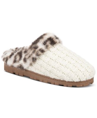 Women's Leo Knit Indoor/Outdoor Clog Slippers