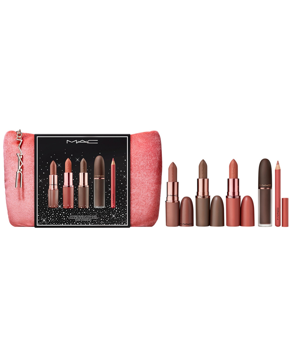 Mac 5-Piece Celebrity Nudes Lip Vault Set