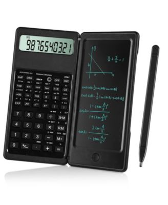 10 Digit Large Screen Scientific Calculator with Notepad for Students Office School