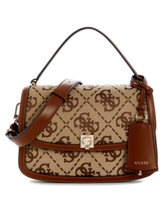 Audrey Logo Small Flap Crossbody Handbag