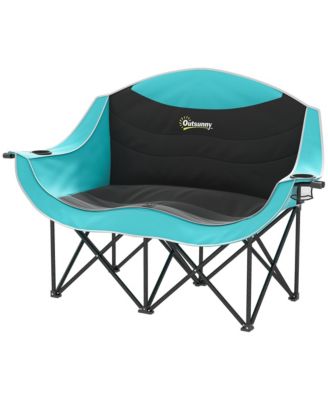 Outdoor Chair, Folding Design, Carry Bag, Cup Holders for Camping, Travel and Outdoor Activities