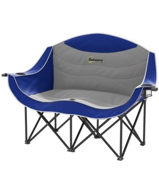 Outdoor Chair, Folding Design, Carry Bag, Cup Holders for Camping, Travel and Outdoor Activities