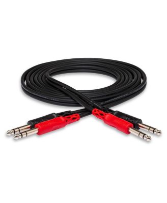 2 x 1/4" TRS Male to 2 x 1/4" TRS Male Balanced Audio Cable 3.3 ft.