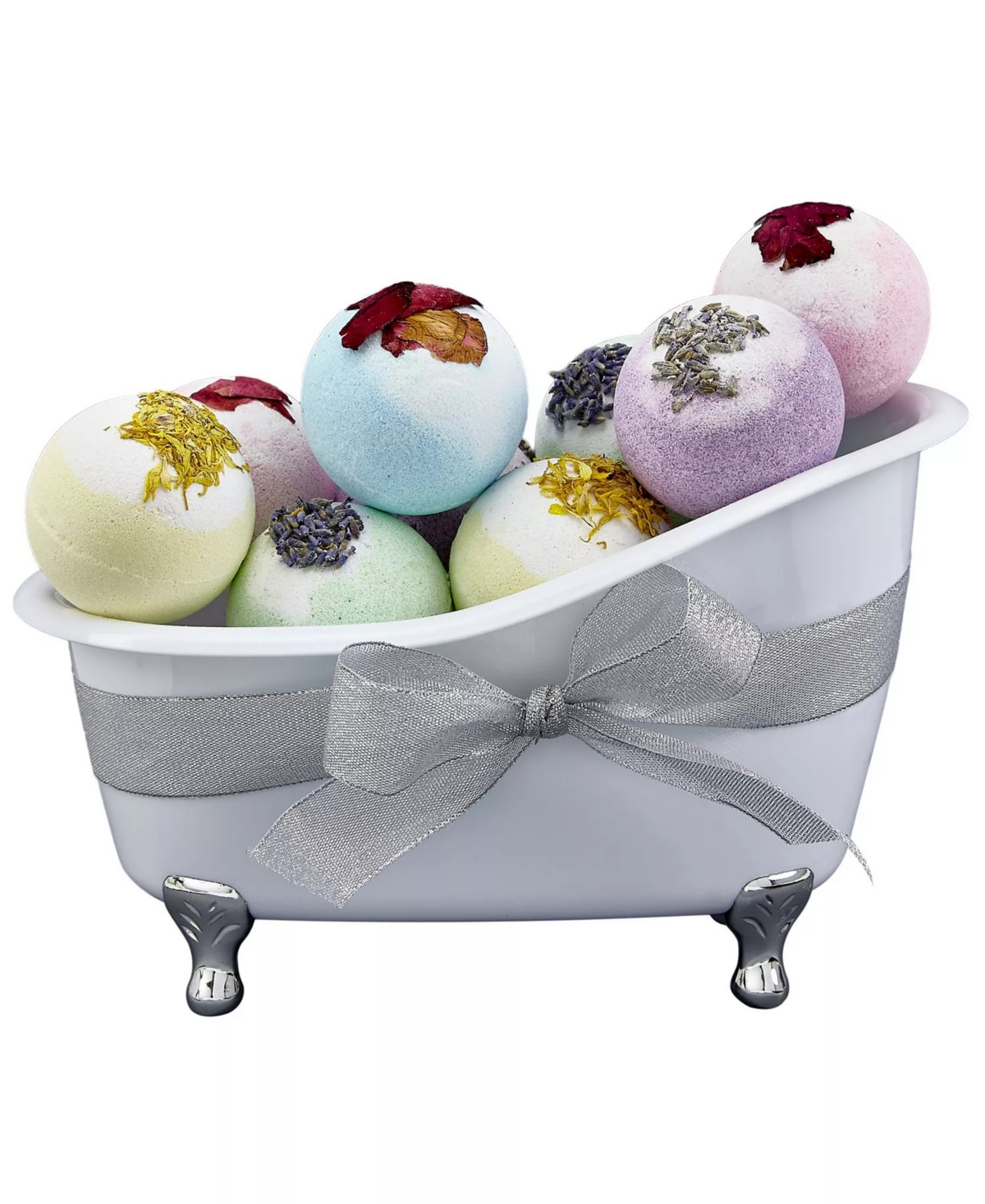 Lovery Bath Bomb Gift Set, 10 Piece Variety Spa Bath Set for Women, Luxury Self Care and Skin Care Gift Set with 5 Fragrances