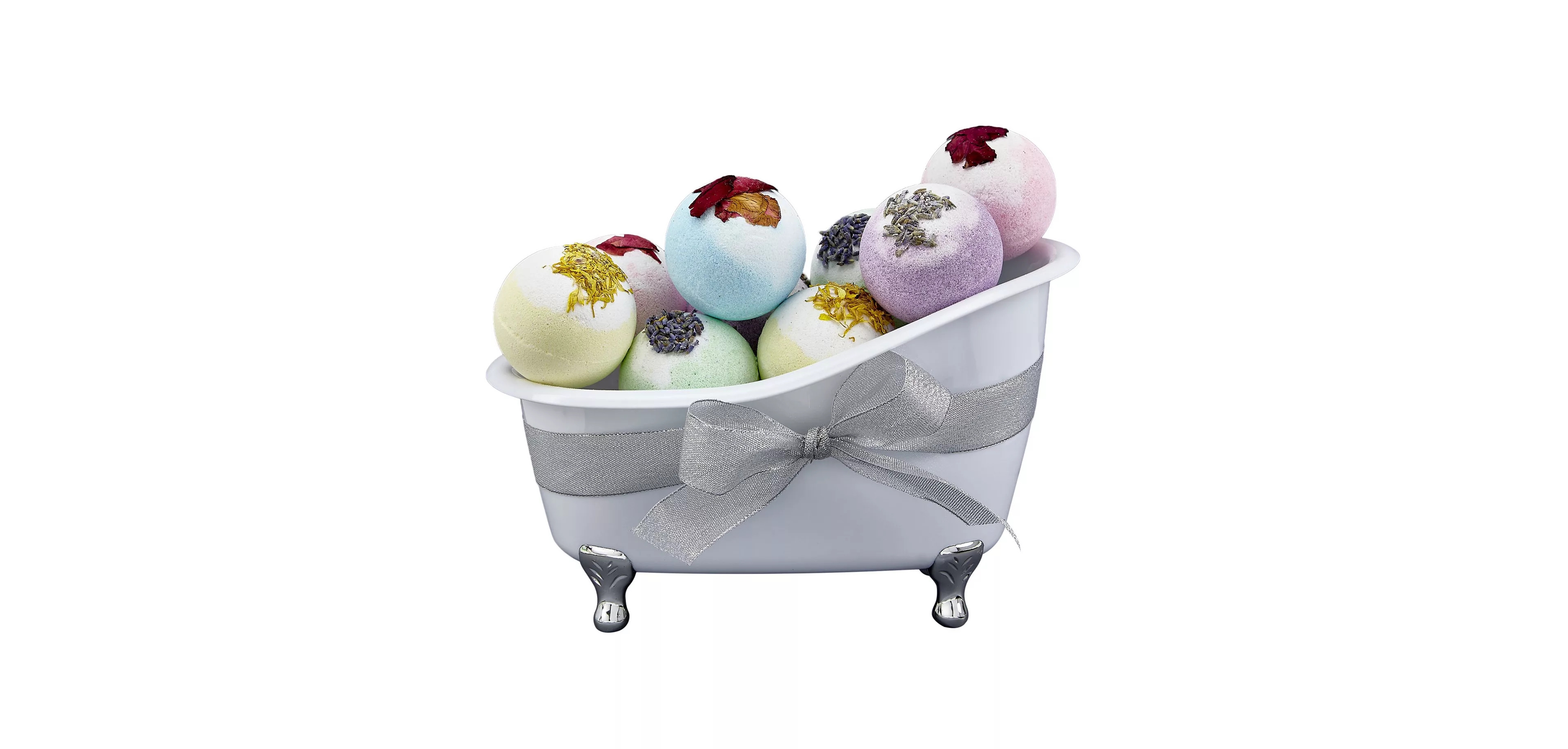 Lovery Bath Bomb Gift Set, 10 Piece Variety Spa Bath Set for Women, Luxury Self Care and Skin Care Gift Set with 5 Fragrances