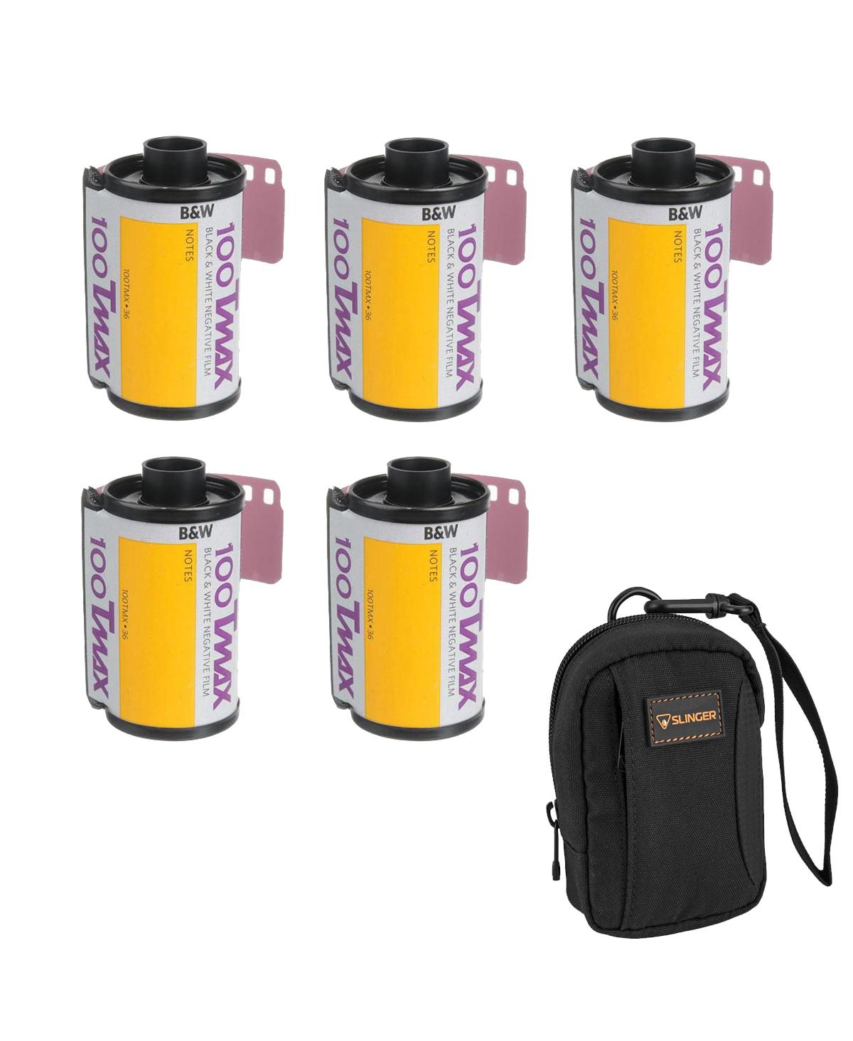 Kodak T-Max 100 Black and White Panchromatic 35mm Negative Roll Film, 5-Pack