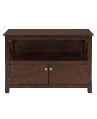 Black TV Stand with Spacious Storage and Modern Design