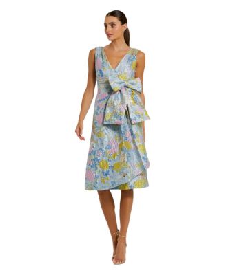 Women's Floral A-Line Midi Dress