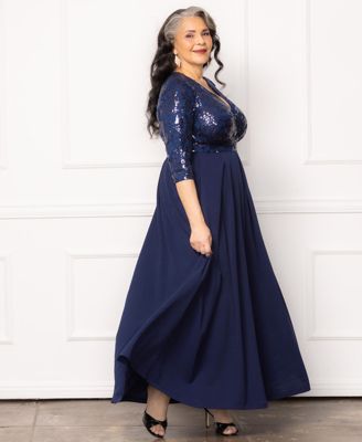 Long Plus Size Evening Wear