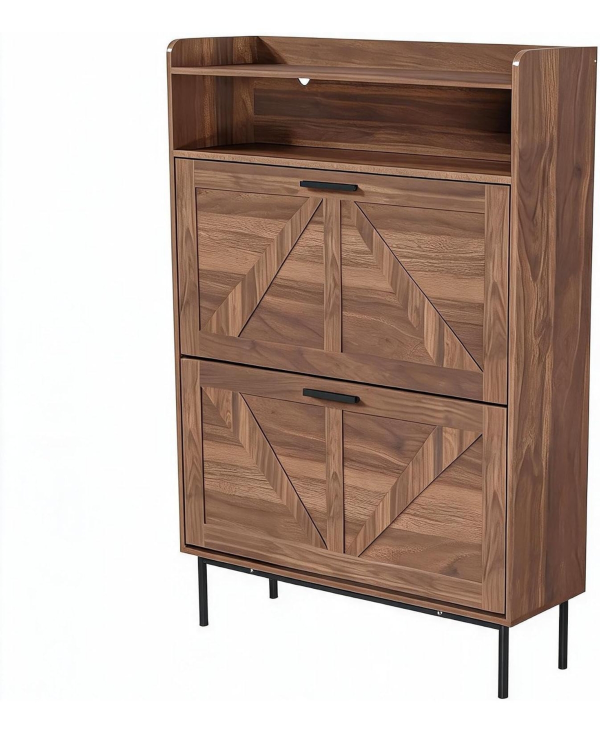 Gaomon Space-Saving Slim Vertical Shoe Cabinet for Entryway or Closet Narrow Freestanding Storage Organizer - Modern Minimalist Design