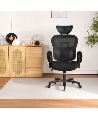 500LBS Big and Tall Office Chair Mesh Breathable, Gaming Chair with Adjustable Backrest Height