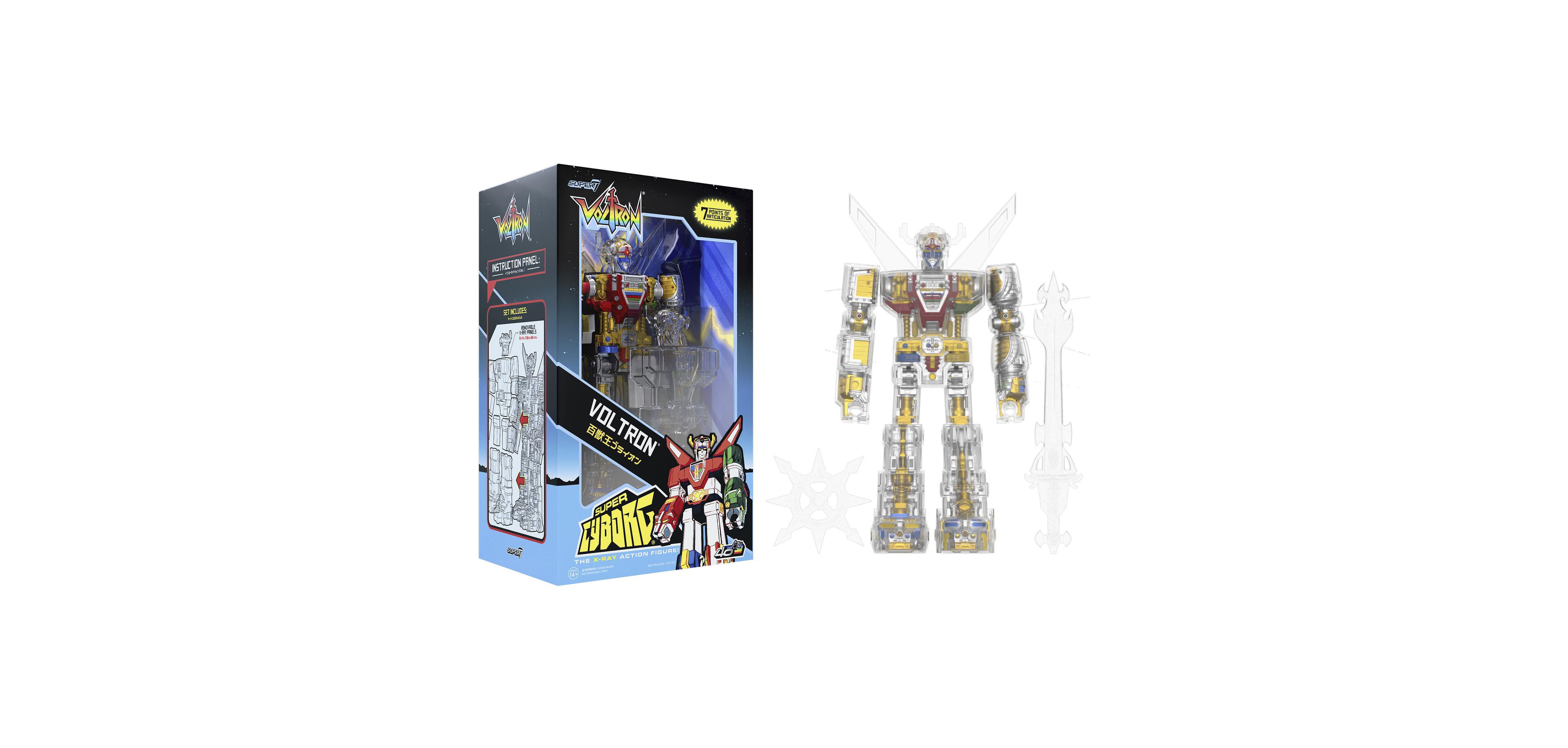 Super7 Voltron Super Cyborg 6.75" X-Ray Action Figure, Ages 14+