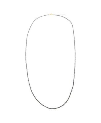 Hematite Beaded Chain Necklace 36
