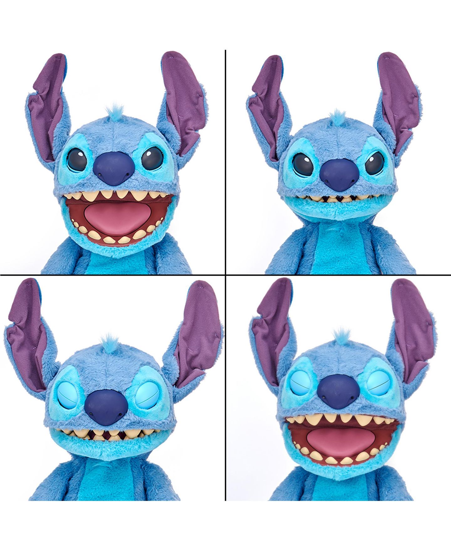 Детская мягкая игрушка WOW! STUFF Stitch 18" Interactive Puppetronic Plush, цвет: Синий — фото 4
