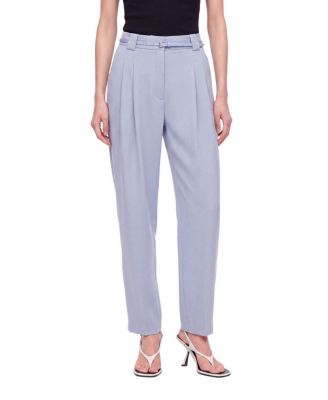 Women's Belt Detail Double Pleat Trousers