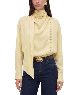 Women's Belt Detail Wide Leg Jeans