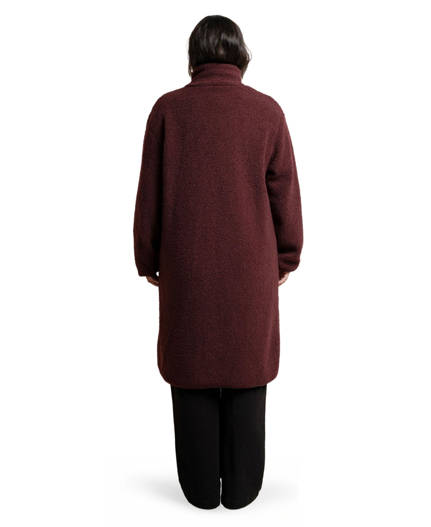 Women's NOM Teddi Baby Wearing Long Coat