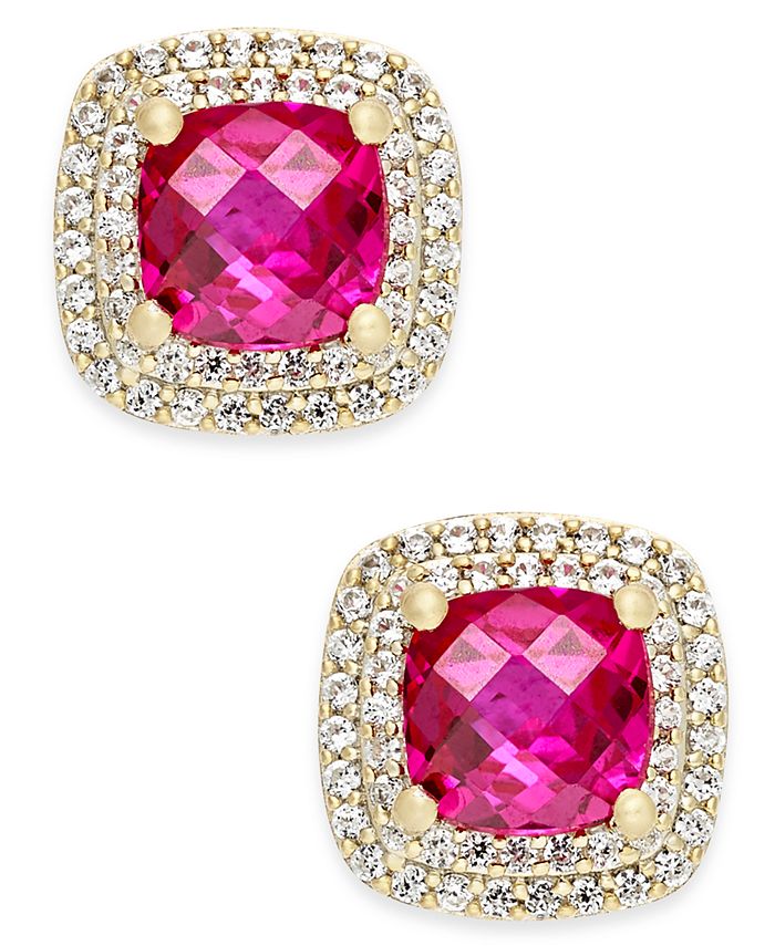 Macy s Lab Created Ruby 2 1 6 ct. t.w. and White Sapphire 1 3
