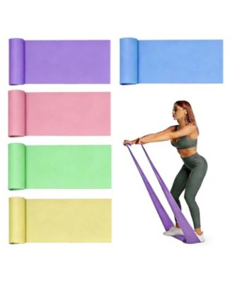 3 Levels Non Latex Elastic Resistance Bands For Workout Physical Therapy