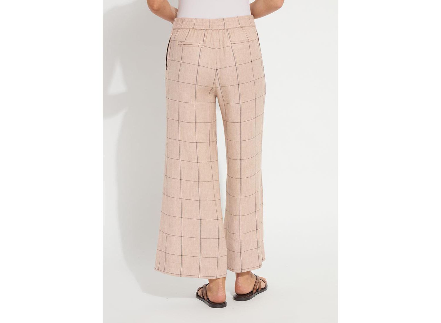 Women's Nixie Wide-Leg Linen-Blend Drawstring Pants
