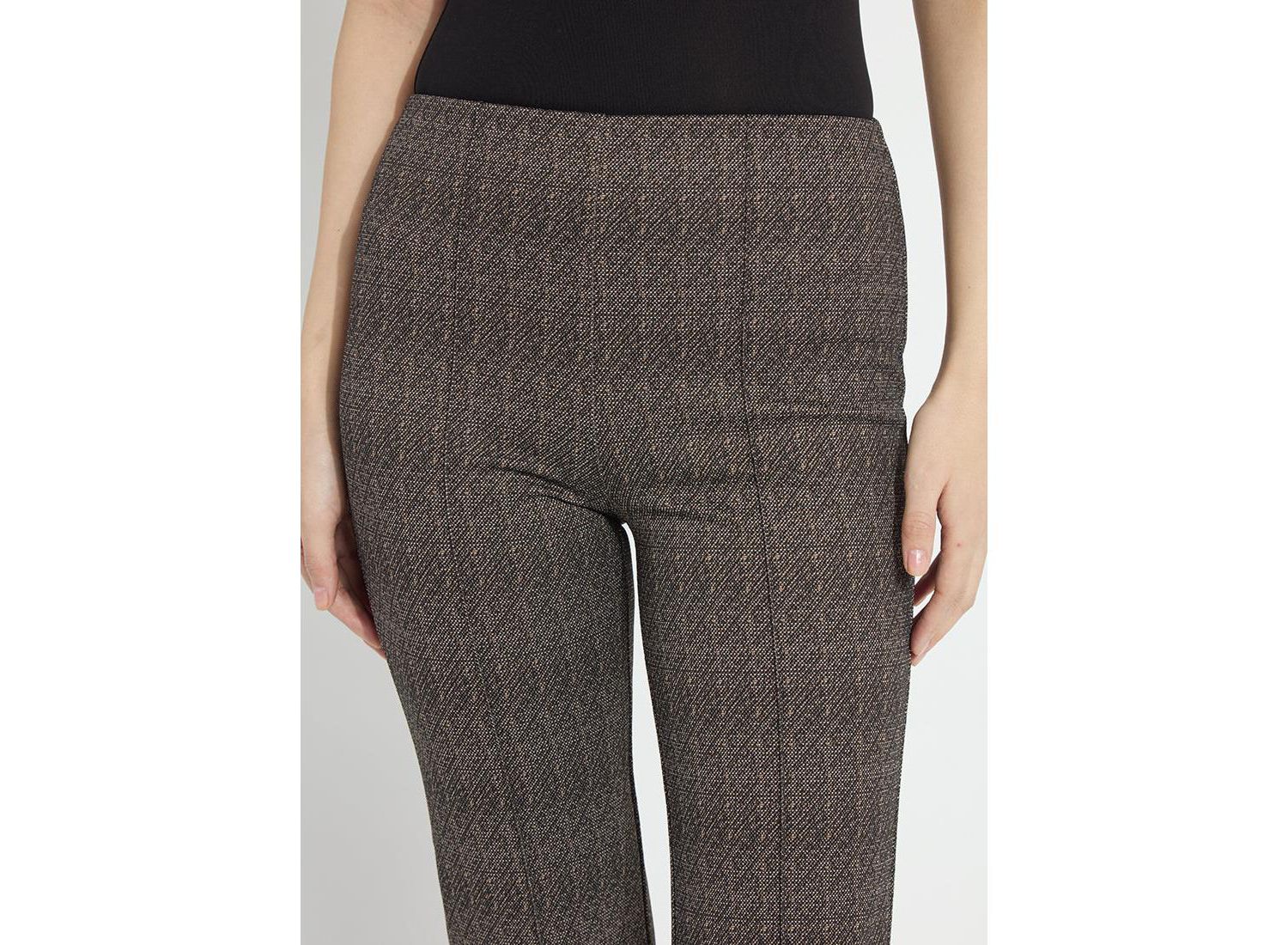 Women's Elysse High-Rise Wide-Leg Jacquard Pants