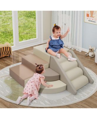 Soft Foam Climb and Crawl Corner Climber Play Set 9-Piece Activity Toy, Ages 12 Months-3 Years