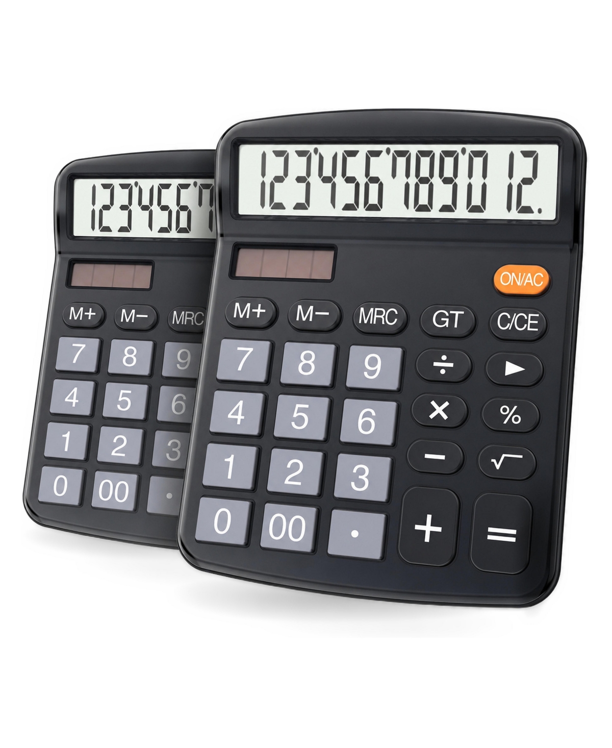 Four Candies 12 Digit Large Desktop Calculator Lcd Display Big Buttons Solar Battery Power for Home Office Accounting