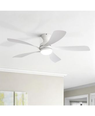 52-in Modern 5 - Blade LED Propeller Ceiling Fan with Remote Control and Light Kit Included