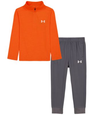 Boys' 2T-7 Rye Quarter-Zip Mock Neck Top and Joggers, 2-Piece Set
