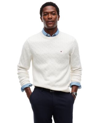 Men's Classic Cable Crewneck Sweater