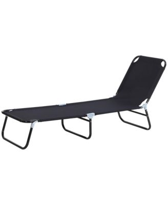 Outdoor Chair, Folding Design, Adjustable Backrest for Camping, Travel and Outdoor Activities