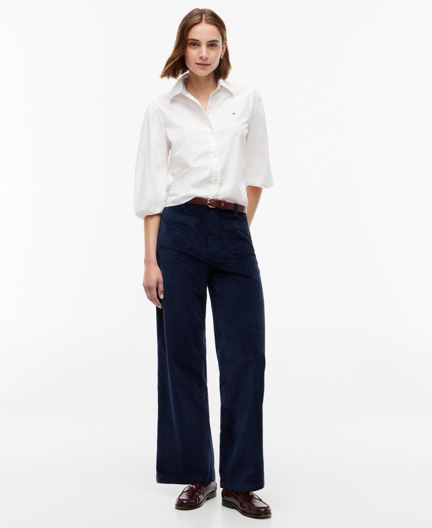 Women's Corduroy Wide-Leg Pants
