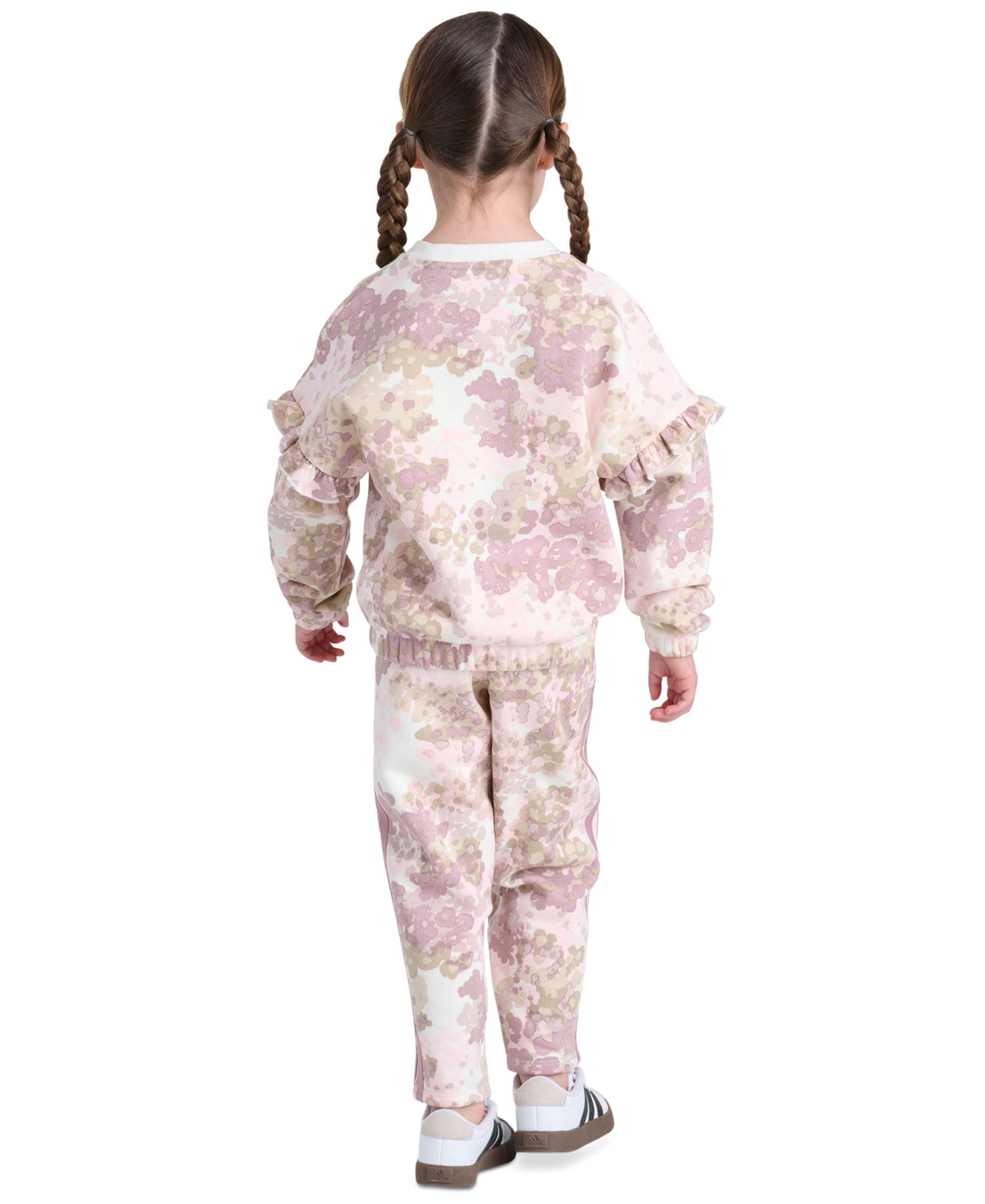 Girls' 2T-6X Long-Sleeve Sweatshirt and Pants, 2-Piece Set