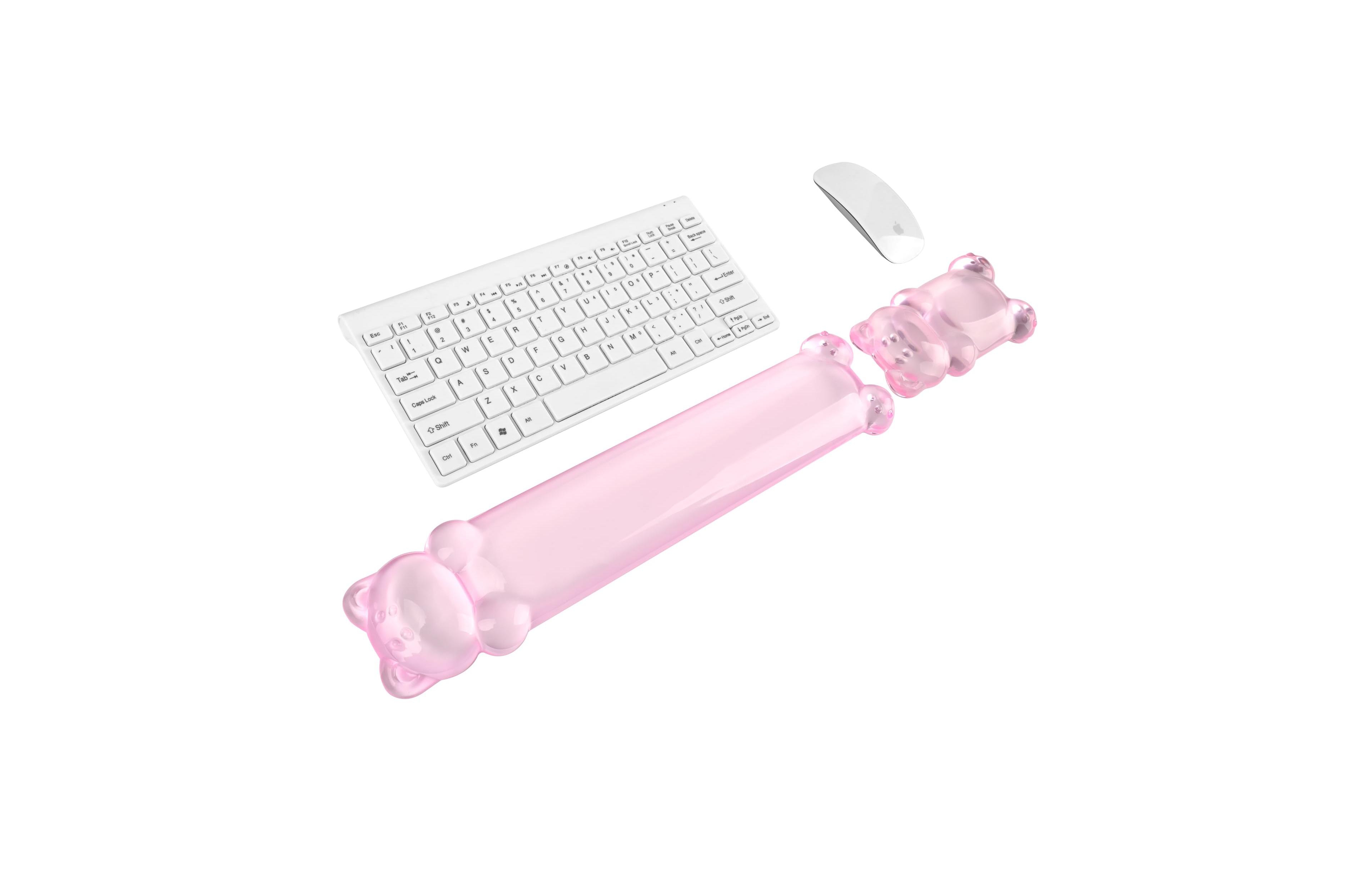 Lofree Ergonomic Bear-Shaped Keyboard and Mouse Wrist Rest Set, 2-Piece Set for 65%, 68%, 75% Keyboards