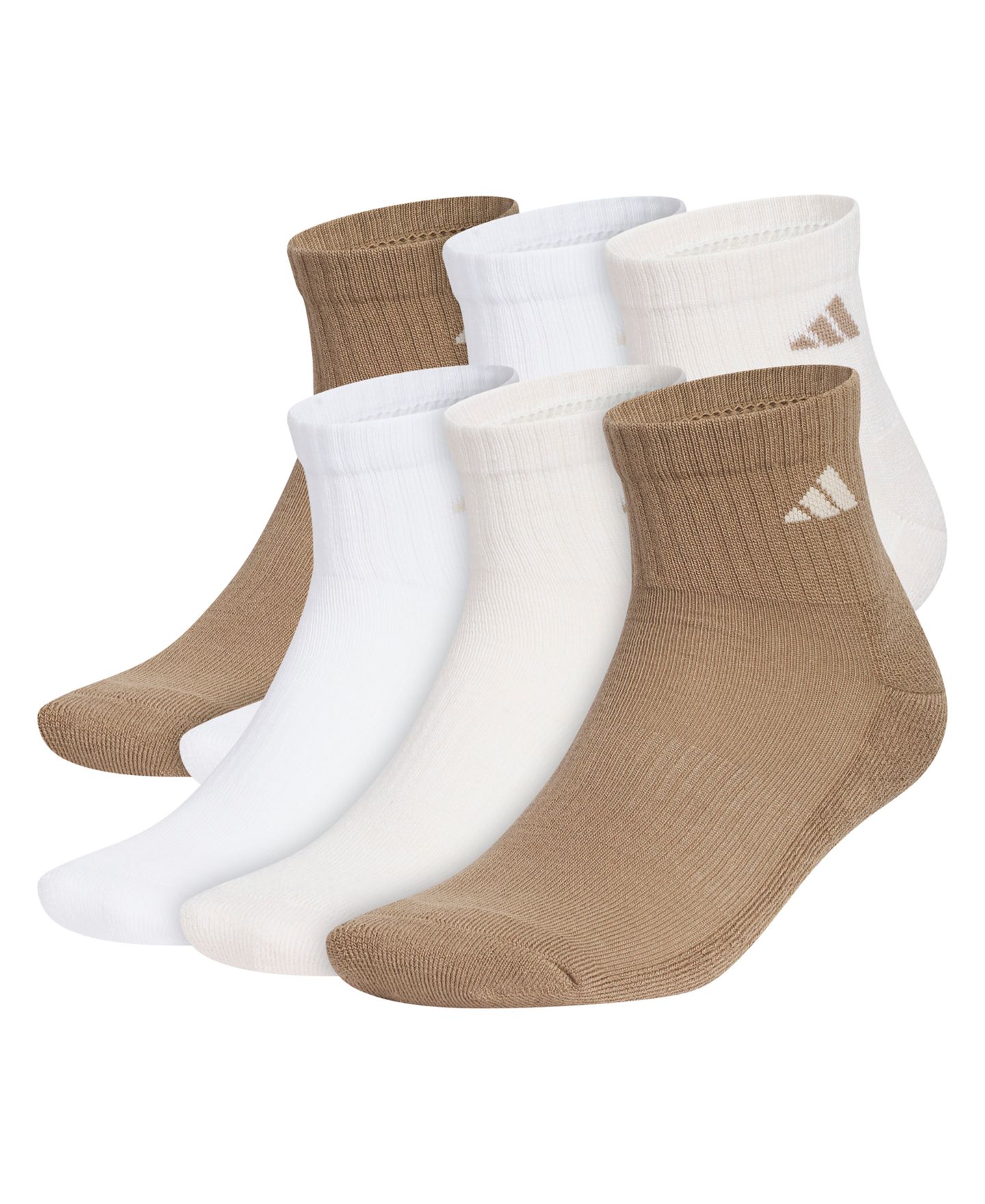Носки Arch для мужчин, укороченные, с компрессией, 6 шт. — adidas, цвет: Бежевый — фото 1