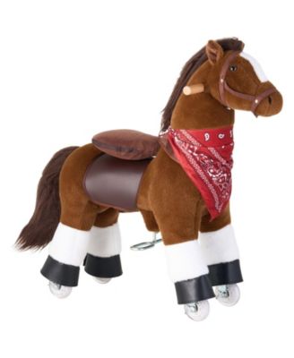 Wheeled Ride-On Horse, 110 lb Capacity, Ages 3-8