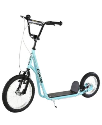 Kids Ride-On Scooter with Adjustable Handlebar and Kickstand, Ages 5+