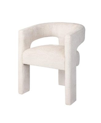 Elegant Jacquard Upholstered Armchair with Plywood Base and Upholstery