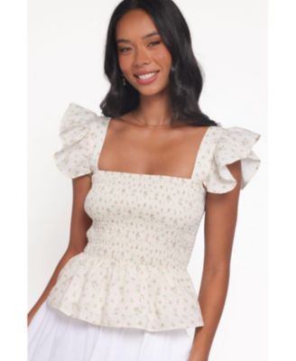 Women's Remira Smocked Ruffle Top