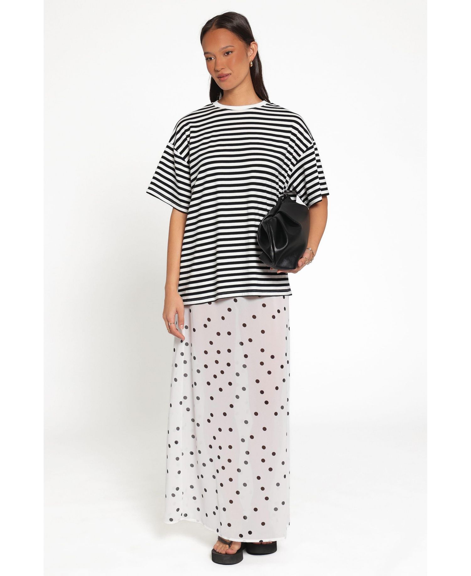 Women's Tammi Oversized High-Rise Midi Top and Skirt, 2-Piece Set
