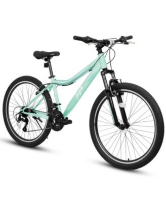 Mountain Bike 26 Inch, High-Density Carbon Steel Frame, 21 Speed, Front Suspension, Dual V-Brakes, 80% Pre-Assembled for Men Women Teens