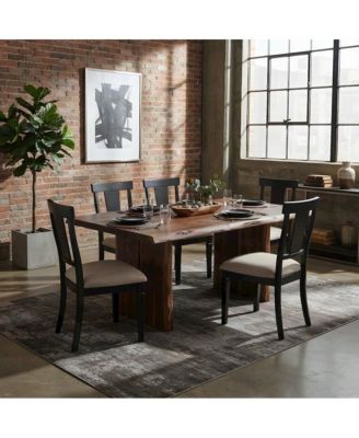 Wooden Traditional Dining and Kitchen Table Chairs, Set of 2