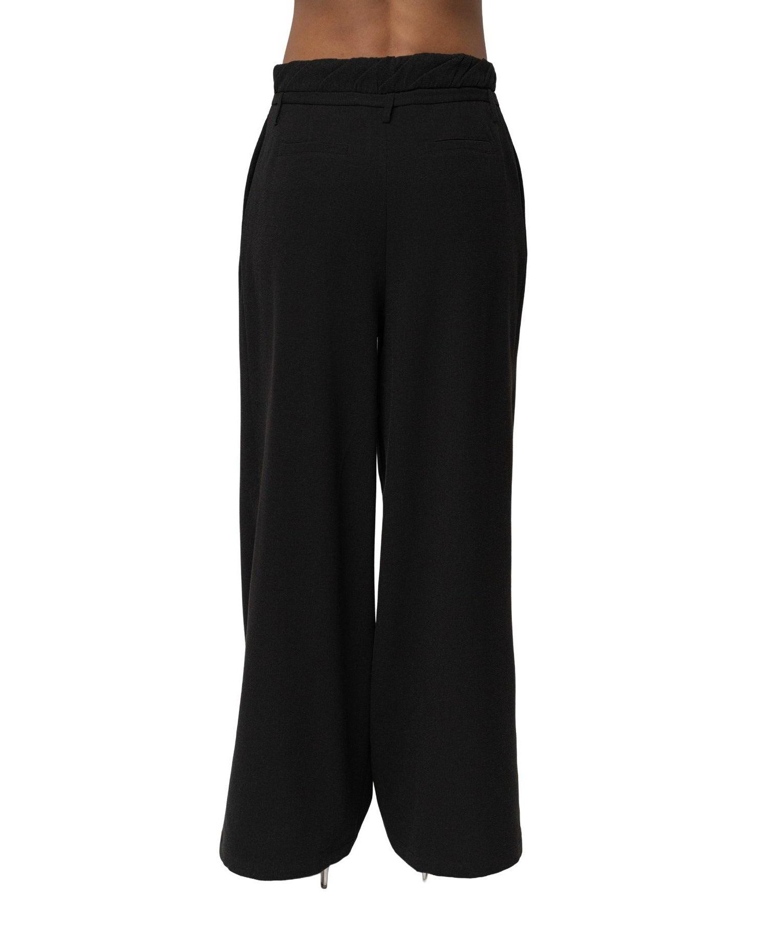 Women's Refined Ease High-Waisted Wide-Leg Pleated Pants