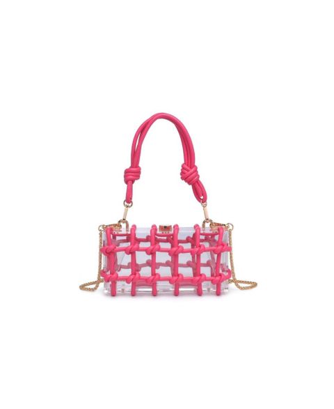 Женская сумка Urban Expressions Mavis Rhinestone-Knot Detachable Chain Strap Evening, цвет: Розовый