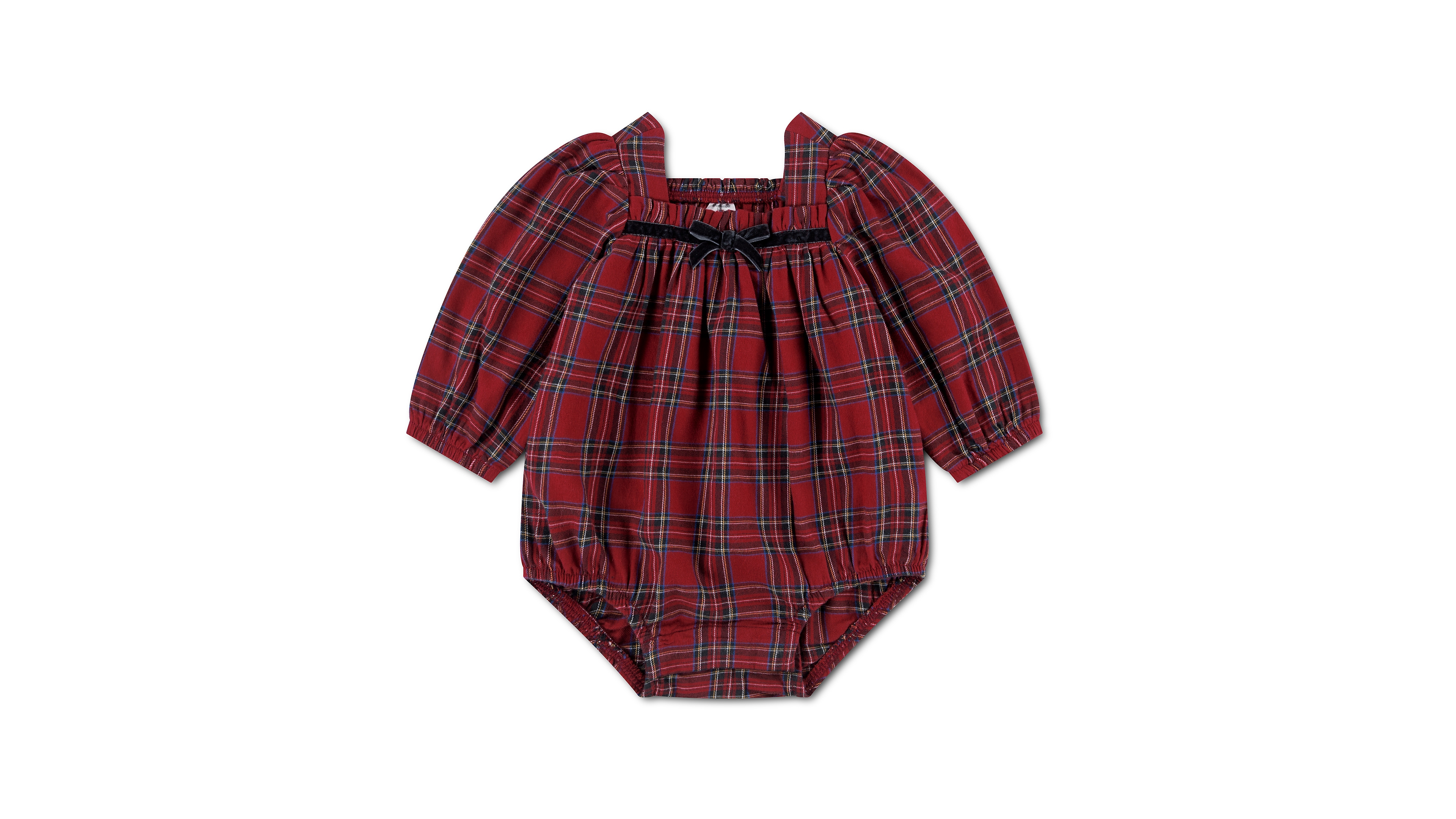 abercrombie kids Baby Girls' Long-Sleeve Square-Neck Puff-Sleeve Bodysuit
