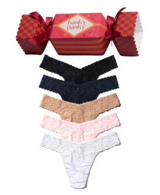 Women's Lace Floral Low-Rise Thong