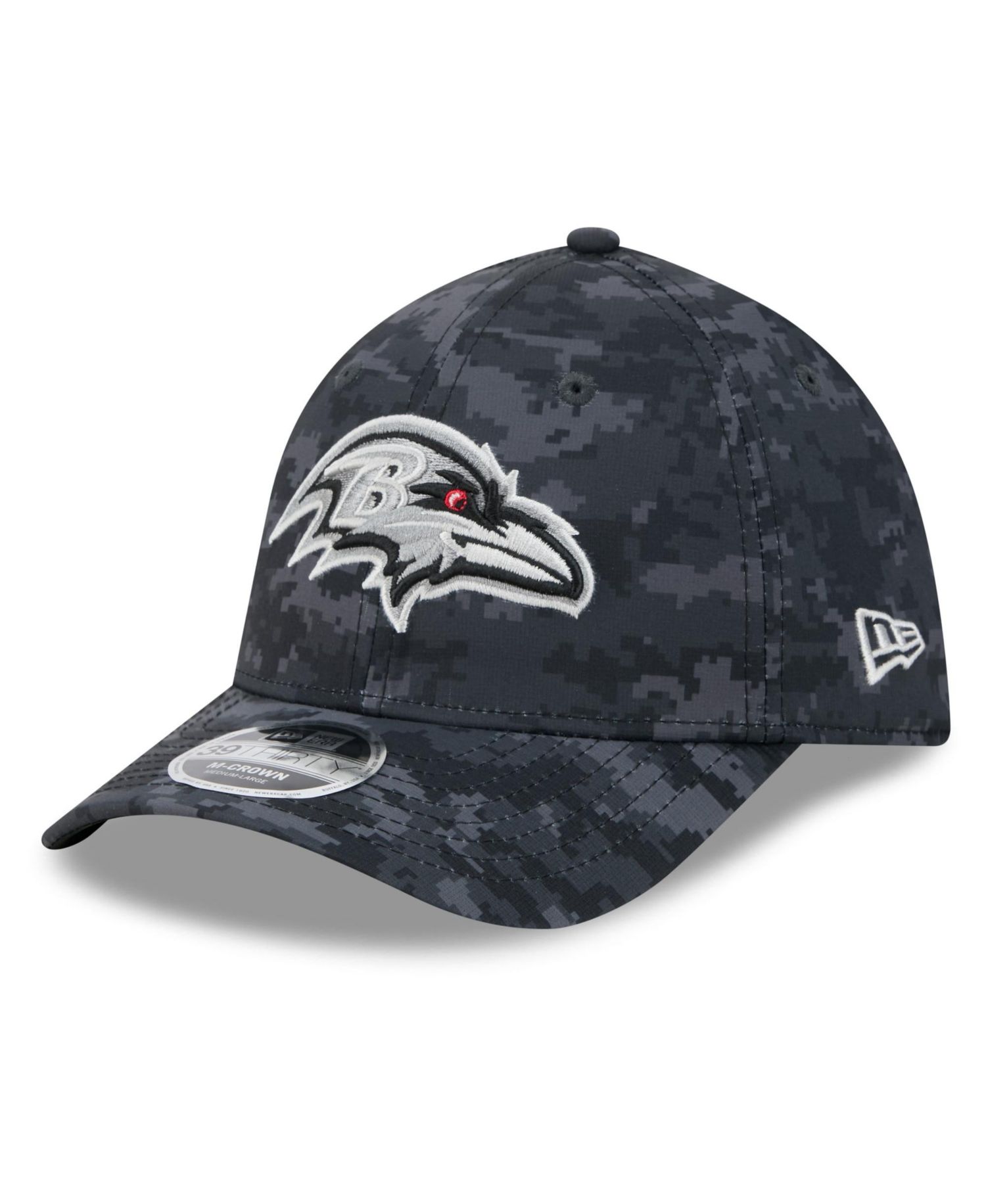 Men's Black Baltimore Ravens 2026 Salute to Service 39THIRTY Flex Hat