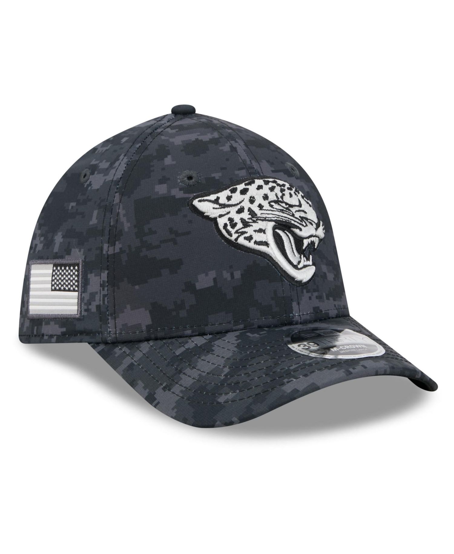 Men's Black Jacksonville Jaguars 2026 Salute to Service 39THIRTY Flex Hat
