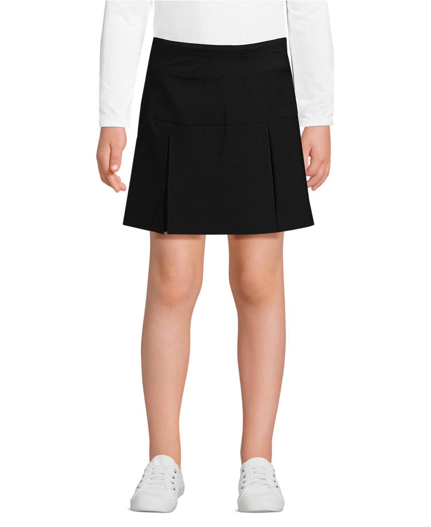 Girls Performance Pleated Skort Above the Knee