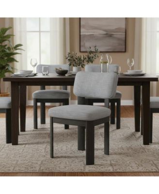 Upholstered Side Chairs Set of 2 with Modern Design